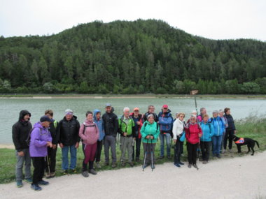 Gruppenfoto am See